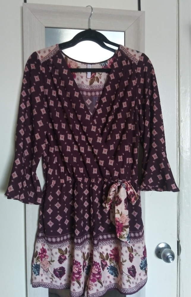 Boho rose romper